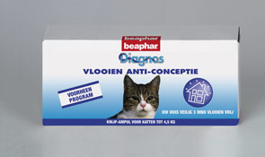 Vlooien Anti-Conceptie kat klein 3st 
