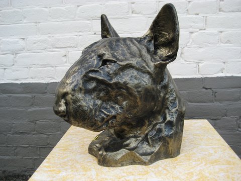 Doghead Bull Terrier (ALLEEN AFHALEN)