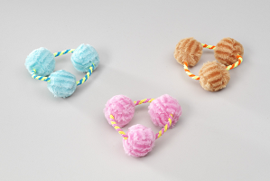 Ball stripe plush
