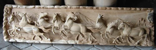Paneel met Paardenvoorstelling