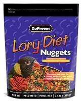 Zupreem Lory Diet Nuggets 1.13 kg.