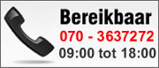 Bereikbaar op werkdagen van 09:00 tot 18:00